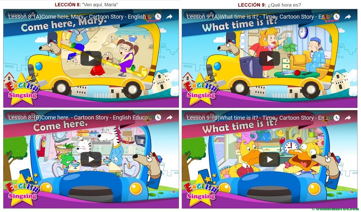 Videos para aprender inglés (II)