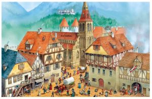 ciudad de la edad media-