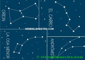 las constelaciones en color