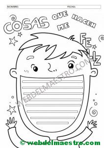 APRENDER A REDACTAR COSAS QUE ME HACEN FELIZ-