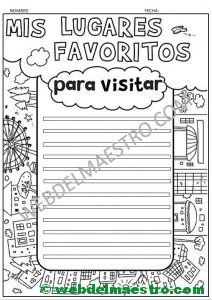 Aprender a redactar mis lugares favoritos para visitar-