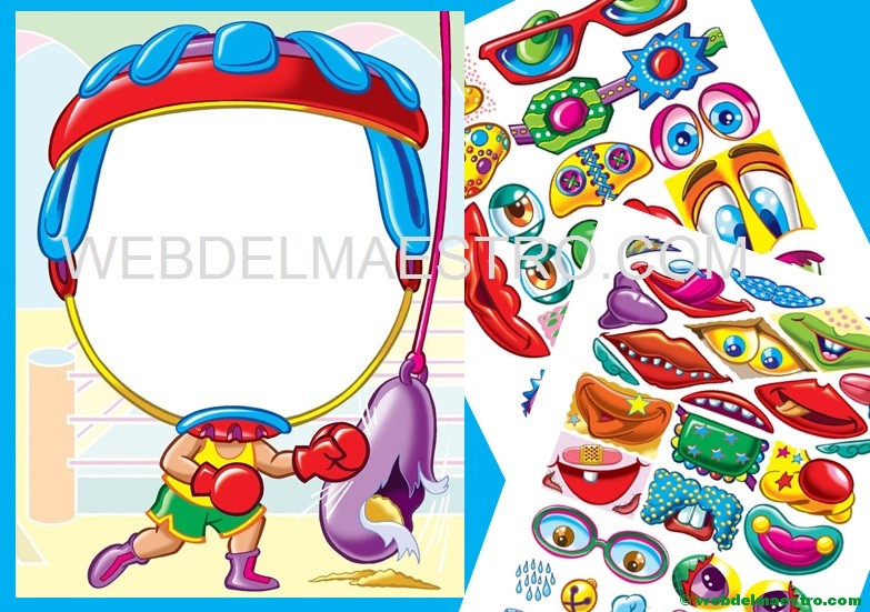 Caras graciosas | Plantillas para fotos