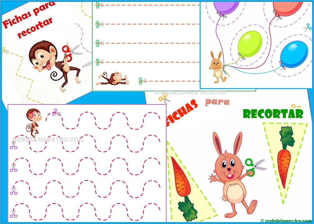 Fichas para recortar