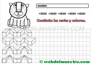 Grafomotricidad-Cenefas en cuadrícula para imprimir-10