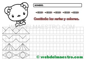 Grafomotricidad-Cenefas en cuadrícula para imprimir-8