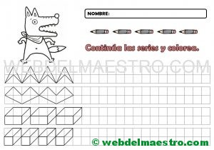 Grafomotricidad-Cenefas en cuadrícula para imprimir-9