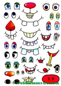 Plantilla para caras graciosas nº 4