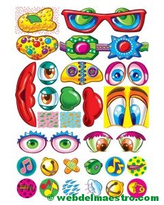 Plantillas para caras graciosas nº 1