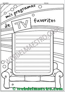 Redactar mis programas de tv favoritos-