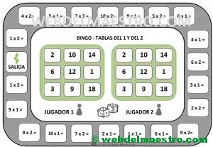 juegos de matematicas-tablas del 1 y del 2