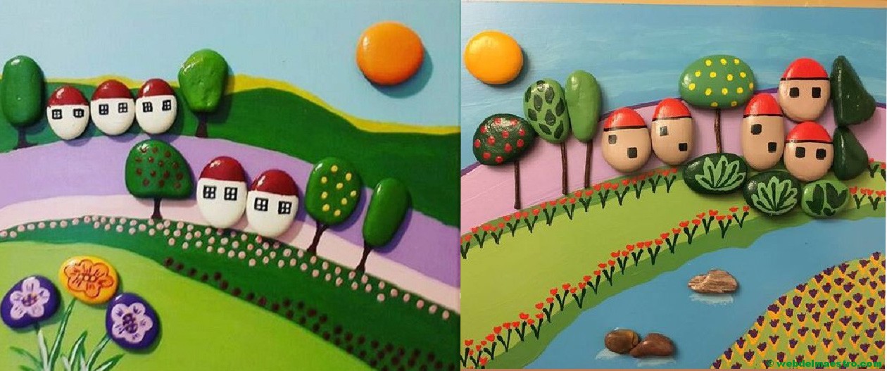 Cuadros con piedras