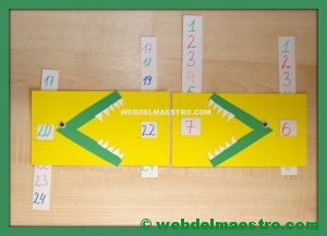 Juego nº 1- mayor que -menor que, igual que