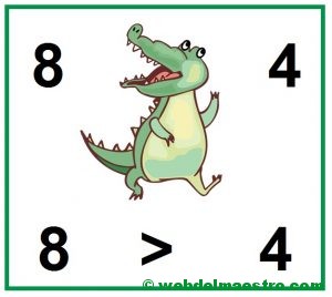 Juego nº 4- mayor que -menor que