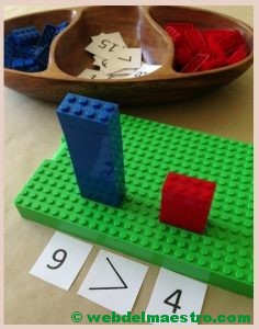 Juego nº 6- mayor que -menor que