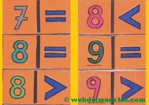 Juego nº 7-mayor que -menor que-igual que