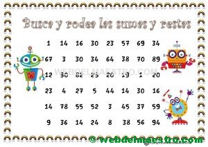Juegos de sumas y restas-1