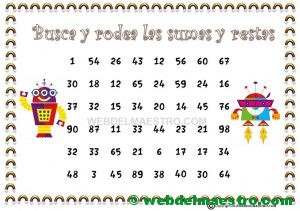 Juegos de sumas y restas-2