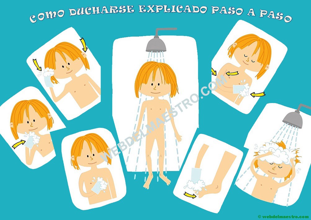 Cómo ducharse | Aseo personal para niños