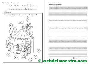 Actividades de lectoescritura-Las vocales-Letra cursiva-