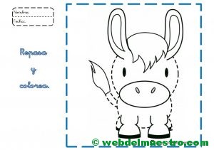 Ficha nº 10- Repasar y colorear