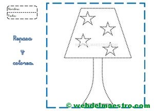 Ficha nº 3- Repasar y colorear