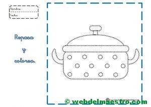 Ficha nº 6- Repasar y colorear