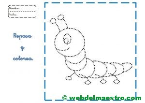 Ficha nº 7- Repasar y colorear