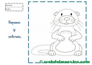Ficha nº 9- Repasar y colorear