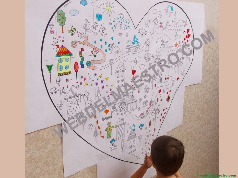 Póster para imprimir online de corazón