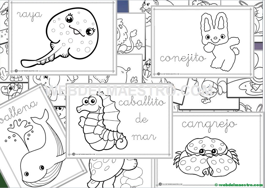 Dibujos para colorear fáciles | dibujos infantiles