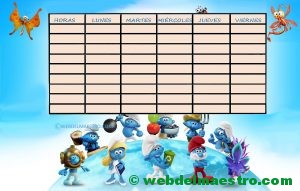 Horario escolar nº 13