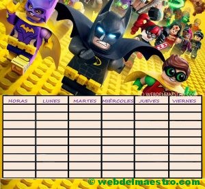 Horario escolar nº 14