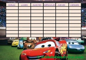 Horario escolar nº 15