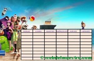 Horario escolar nº 16