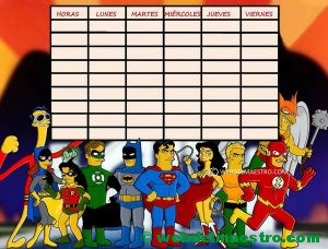 Horario escolar nº 20