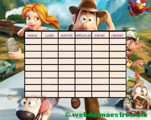 Horario escolar nº 24