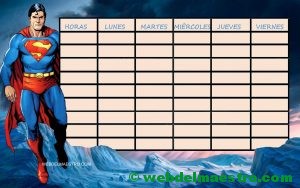 Horario escolar nº 27