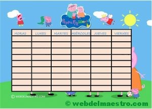 Horario escolar nº 6