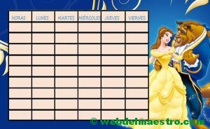 Horario escolar nº 9