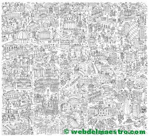 Póster gigante de Londres-PLANTILLA