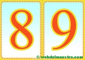 Números 8-9