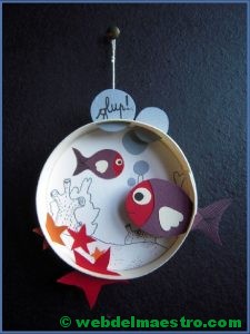 Diorama para niños-el fondo del mar