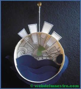 Diorama para niños-el mar