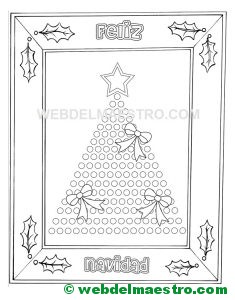 árbol de Navidad para colorear-II