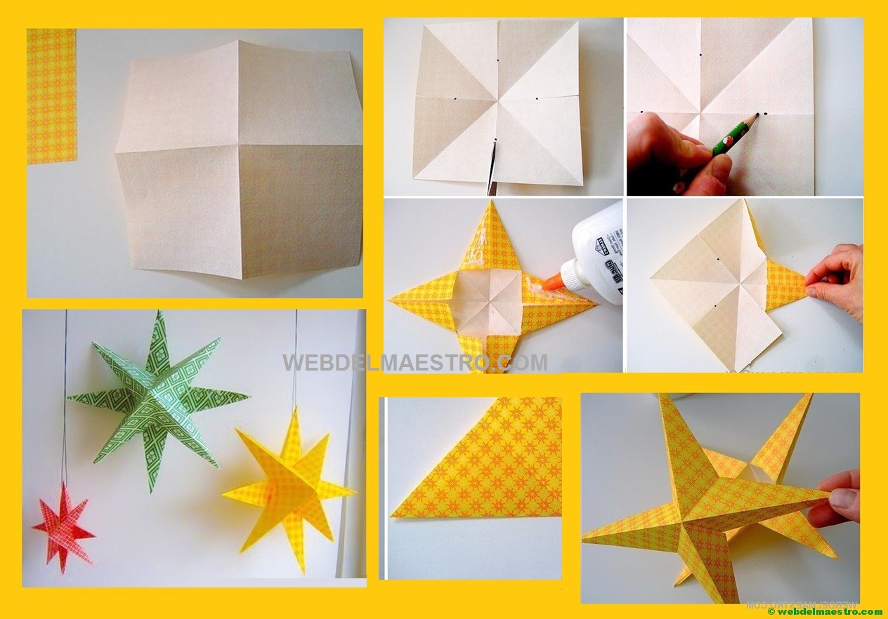 Cómo hacer estrellas de papel