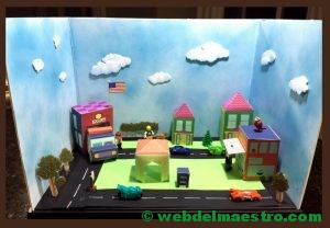 Diorama sobre los pueblos - las ciudades-II