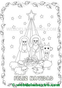 Navidad para colorear