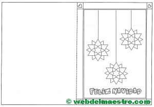 Postal con adornos navideños-II