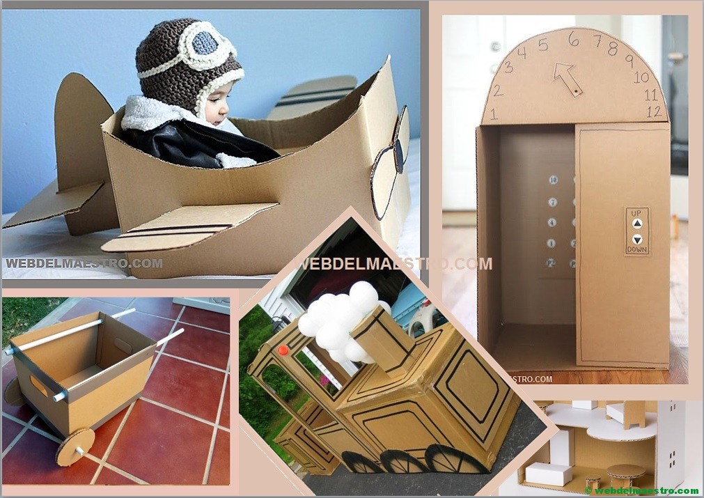 Reciclar cajas de cartón | Manualidades con cartón