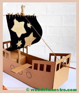 barco de cartón-II